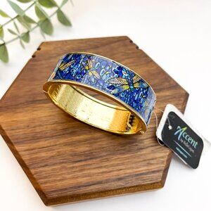 RainCaper Tiffany Dragonfly Cuff Bracelet New With Tags